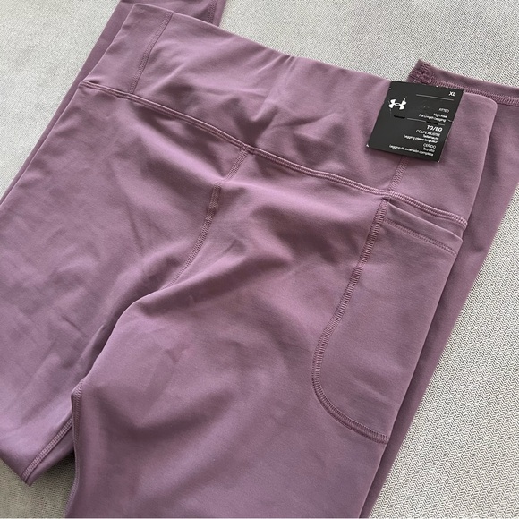 ๐ NWT Under Armour Full Motion Misty Purple leggings XL - Picture 8 of 10